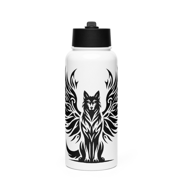 Team DeHoyos 88317520 Stainless Steel Water Bottle with a Straw Lid