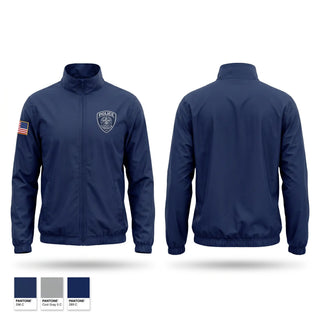 Windbreaker, Leesville Police Department, Police, Teamtime, Team time, sublimation, custom sports apparel, team uniforms, spirit wear, spiritwear, sports uniforms, custom shirts, team store, custom team store, fundraiser sports, apparel fundraiser