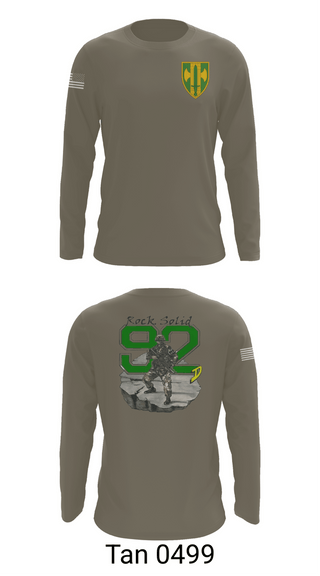 Long Sleeve Performance Shirt, 95th mp company, Army, Teamtime, Team time, sublimation, custom sports apparel, team uniforms, spirit wear, spiritwear, sports uniforms, custom shirts, team store, custom team store, fundraiser sports, apparel fundraiser