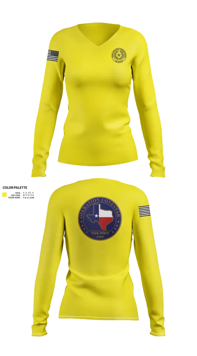 Operation Lone Star 32688468 Women's Long Sleeve V-neck Shirt - 24