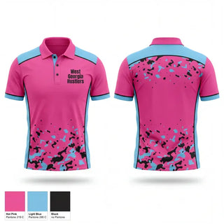 Short Sleeve Performance Polo, West Georgia Hustlers, Baseball, Teamtime, Team time, sublimation, custom sports apparel, team uniforms, spirit wear, spiritwear, sports uniforms, custom shirts, team store, custom team store, fundraiser sports, apparel fundraiser