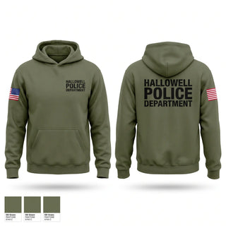 Hoodie, Hallowell Police Department, Police, Teamtime, Team time, sublimation, custom sports apparel, team uniforms, spirit wear, spiritwear, sports uniforms, custom shirts, team store, custom team store, fundraiser sports, apparel fundraiser