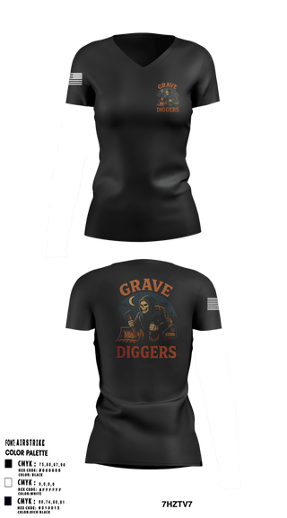 Womens Short Sleeve Vneck Shirt, , Army, Teamtime, Team time, sublimation, custom sports apparel, team uniforms, spirit wear, spiritwear, sports uniforms, custom shirts, team store, custom team store, fundraiser sports, apparel fundraiser