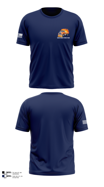 South Puget strike team 20801093 Old School Cotton Feel Shirt - 1