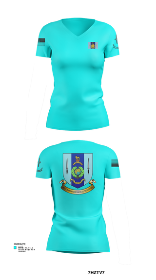 Womens Short Sleeve Vneck Shirt, 40 Royal marine commando, , Teamtime, Team time, sublimation, custom sports apparel, team uniforms, spirit wear, spiritwear, sports uniforms, custom shirts, team store, custom team store, fundraiser sports, apparel fundraiser