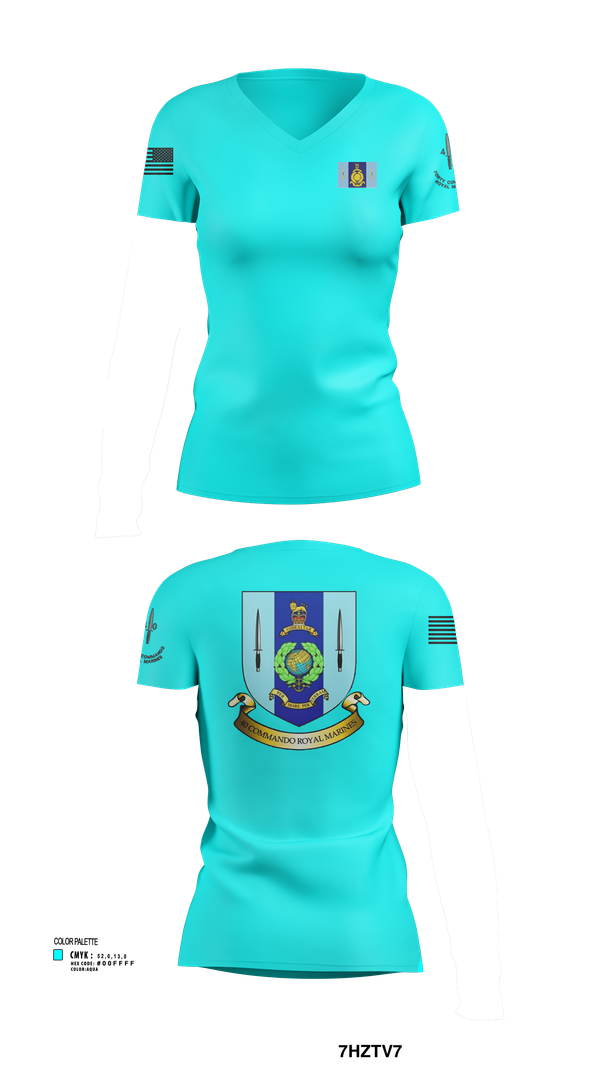 Womens Short Sleeve Vneck Shirt, 40 Royal marine commando, , Teamtime, Team time, sublimation, custom sports apparel, team uniforms, spirit wear, spiritwear, sports uniforms, custom shirts, team store, custom team store, fundraiser sports, apparel fundraiser