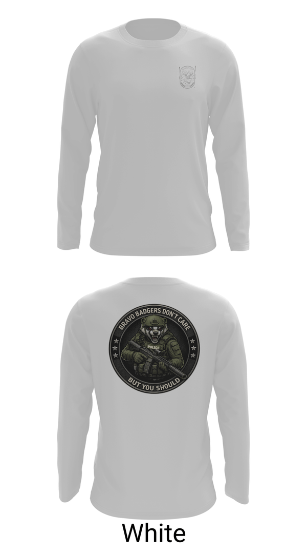 Long Sleeve Performance Shirt, Saginaw Police Emergency Services Team, Police, Teamtime, Team time, sublimation, custom sports apparel, team uniforms, spirit wear, spiritwear, sports uniforms, custom shirts, team store, custom team store, fundraiser sports, apparel fundraiser