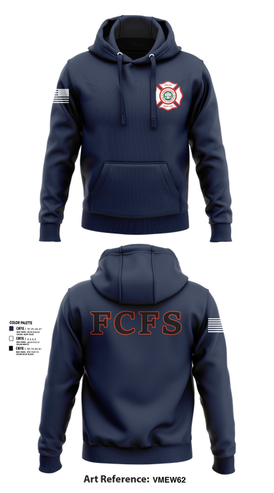 Fairfield County Fire Service 95108928 Hoodie - 102