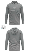 Peak 11 Long Sleeve Performance Shirt with hood - 1