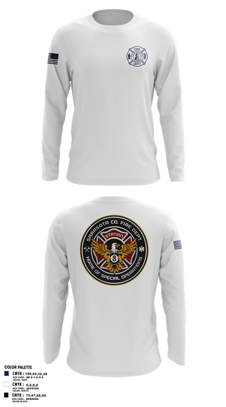 Long Sleeve Performance Shirt, Sarasota County Fire Department, , Teamtime, Team time, sublimation, custom sports apparel, team uniforms, spirit wear, spiritwear, sports uniforms, custom shirts, team store, custom team store, fundraiser sports, apparel fundraiser