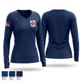 Dillon County Emergency Services Women's Long Sleeve V-neck Shirt - 1
