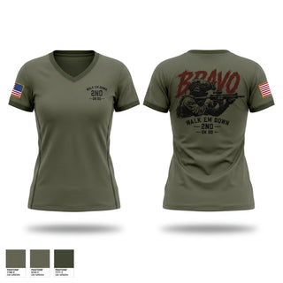 Womens Short Sleeve Vneck Shirt, Bravo, Marines, Teamtime, Team time, sublimation, custom sports apparel, team uniforms, spirit wear, spiritwear, sports uniforms, custom shirts, team store, custom team store, fundraiser sports, apparel fundraiser