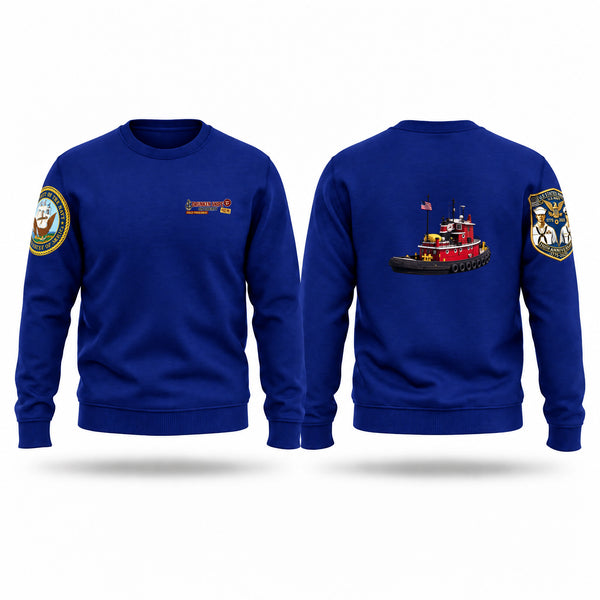 Crew Neck Sweatshirt, SERVICE CRAFT GROTON CT, Navy, Teamtime, Team time, sublimation, custom sports apparel, team uniforms, spirit wear, spiritwear, sports uniforms, custom shirts, team store, custom team store, fundraiser sports, apparel fundraiser