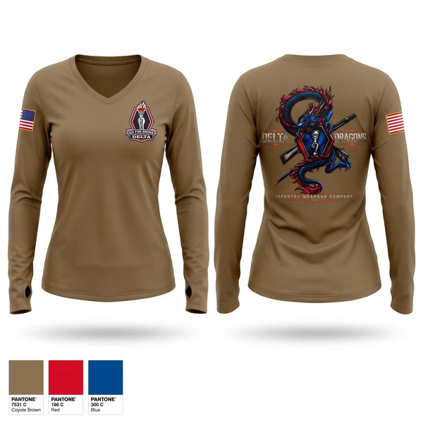 Old School Cotton Feel Shirt, Delta Company 100BN 442IN REGT, Army, Teamtime, Team time, sublimation, custom sports apparel, team uniforms, spirit wear, spiritwear, sports uniforms, custom shirts, team store, custom team store, fundraiser sports, apparel fundraiser