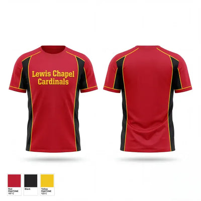 Lewis Chapel Cardinals 48536998 Old School Cotton Feel Shirt - 1