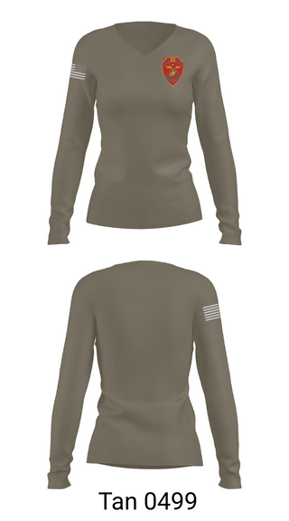 Womens Long Sleeve Vneck Shirt, India CO, Marines, Teamtime, Team time, sublimation, custom sports apparel, team uniforms, spirit wear, spiritwear, sports uniforms, custom shirts, team store, custom team store, fundraiser sports, apparel fundraiser