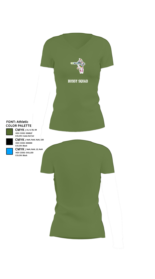 Womens Short Sleeve Vneck Shirt, Bussy Squad, , Teamtime, Team time, sublimation, custom sports apparel, team uniforms, spirit wear, spiritwear, sports uniforms, custom shirts, team store, custom team store, fundraiser sports, apparel fundraiser