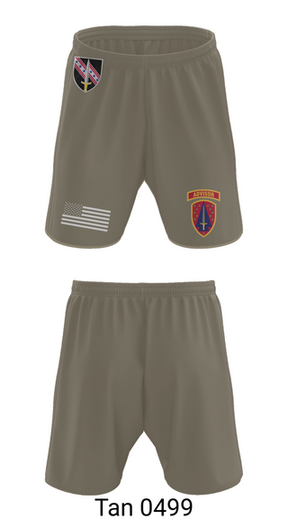 Athletic Shorts With Pockets, 6/54th Security Force Assistance Brigade, , Teamtime, Team time, sublimation, custom sports apparel, team uniforms, spirit wear, spiritwear, sports uniforms, custom shirts, team store, custom team store, fundraiser sports, apparel fundraiser