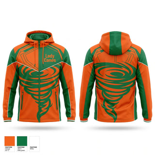 Windbreaker, Lady Canes, Softball, Teamtime, Team time, sublimation, custom sports apparel, team uniforms, spirit wear, spiritwear, sports uniforms, custom shirts, team store, custom team store, fundraiser sports, apparel fundraiser