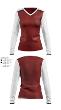 Slowsox 40’s 58755386 Women's Long Sleeve V-neck Shirt - 1