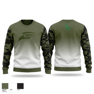 Crew Neck Sweatshirt, South Walton Hawks, Baseball, Teamtime, Team time, sublimation, custom sports apparel, team uniforms, spirit wear, spiritwear, sports uniforms, custom shirts, team store, custom team store, fundraiser sports, apparel fundraiser