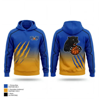 Hoodie, C.O.E Blue Panthers, Men's Basketball, Teamtime, Team time, sublimation, custom sports apparel, team uniforms, spirit wear, spiritwear, sports uniforms, custom shirts, team store, custom team store, fundraiser sports, apparel fundraiser