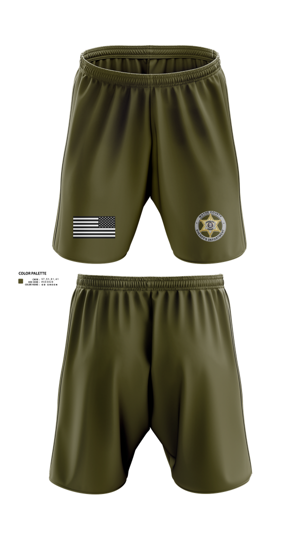 Athletic Shorts With Pockets, Wayne County Sheriff’s Department, Police, Teamtime, Team time, sublimation, custom sports apparel, team uniforms, spirit wear, spiritwear, sports uniforms, custom shirts, team store, custom team store, fundraiser sports, apparel fundraiser