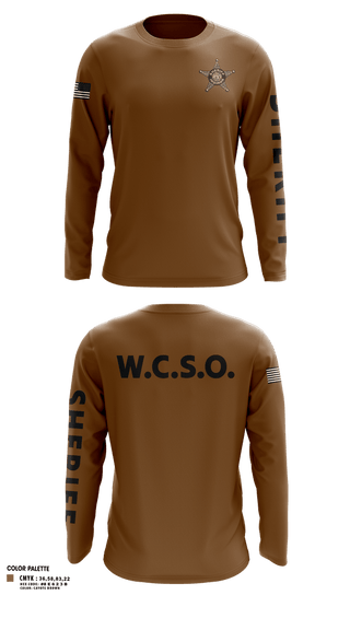 Long Sleeve Performance Shirt, Washington County Sheriff’s Office, Police, Teamtime, Team time, sublimation, custom sports apparel, team uniforms, spirit wear, spiritwear, sports uniforms, custom shirts, team store, custom team store, fundraiser sports, apparel fundraiser