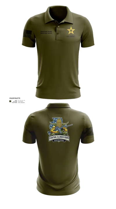 Central Illinois Company 28481614 Short Sleeve Performance Polo - 121