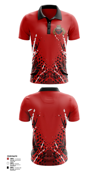 Short Sleeve Performance Polo, Bullpups, , Teamtime, Team time, sublimation, custom sports apparel, team uniforms, spirit wear, spiritwear, sports uniforms, custom shirts, team store, custom team store, fundraiser sports, apparel fundraiser