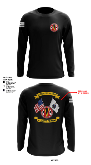 Long Sleeve Performance Shirt, HHC 151st RSG, Army, Teamtime, Team time, sublimation, custom sports apparel, team uniforms, spirit wear, spiritwear, sports uniforms, custom shirts, team store, custom team store, fundraiser sports, apparel fundraiser
