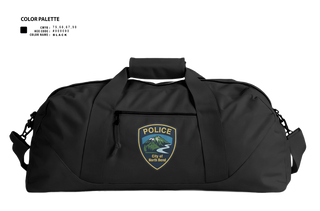 Duffle Bag, North Bend PD, Police, Teamtime, Team time, sublimation, custom sports apparel, team uniforms, spirit wear, spiritwear, sports uniforms, custom shirts, team store, custom team store, fundraiser sports, apparel fundraiser
