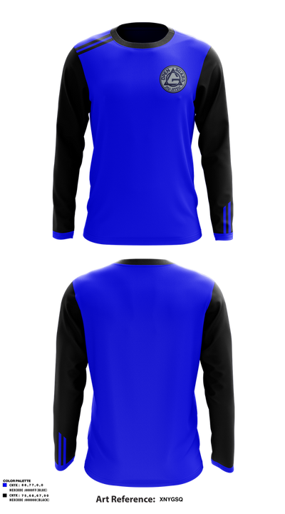 Open Guard BJJ 13780939 Long Sleeve Performance Shirt 1