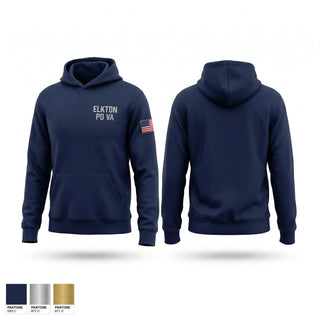 Hoodie, Elkton PD VA, Police, Teamtime, Team time, sublimation, custom sports apparel, team uniforms, spirit wear, spiritwear, sports uniforms, custom shirts, team store, custom team store, fundraiser sports, apparel fundraiser