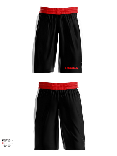 Panthers Mens Single Sided Basketball Shorts - 1