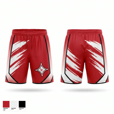 Red Devils Mens Basketball Shorts - 1