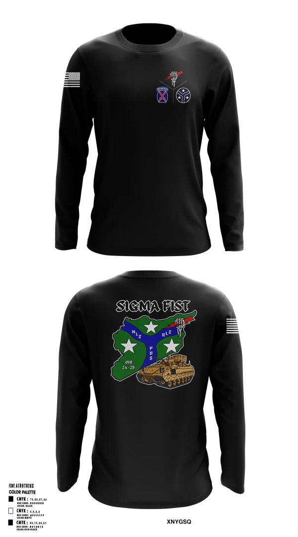 Long Sleeve Performance Shirt, 1/115th FA HHB DET 1, Army, Teamtime, Team time, sublimation, custom sports apparel, team uniforms, spirit wear, spiritwear, sports uniforms, custom shirts, team store, custom team store, fundraiser sports, apparel fundraiser