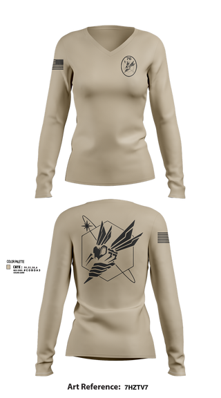 Womens Long Sleeve Vneck Shirt, 76 ISRS, , Teamtime, Team time, sublimation, custom sports apparel, team uniforms, spirit wear, spiritwear, sports uniforms, custom shirts, team store, custom team store, fundraiser sports, apparel fundraiser
