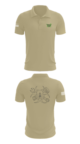 Short Sleeve Performance Polo, 704th Chem Co, , Teamtime, Team time, sublimation, custom sports apparel, team uniforms, spirit wear, spiritwear, sports uniforms, custom shirts, team store, custom team store, fundraiser sports, apparel fundraiser