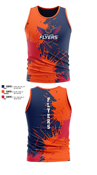 Mens Track Singlet, Heartland Flyers, Track & Field, Teamtime, Team time, sublimation, custom sports apparel, team uniforms, spirit wear, spiritwear, sports uniforms, custom shirts, team store, custom team store, fundraiser sports, apparel fundraiser
