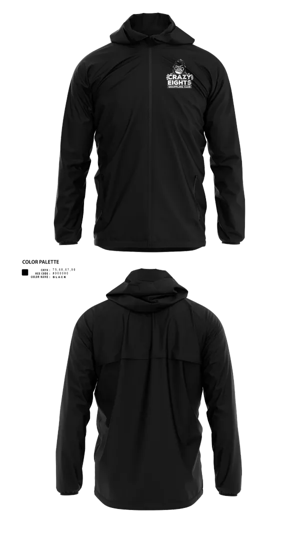 Windbreaker, Crazy Eights Grappling Club, Wrestling, Teamtime, Team time, sublimation, custom sports apparel, team uniforms, spirit wear, spiritwear, sports uniforms, custom shirts, team store, custom team store, fundraiser sports, apparel fundraiser
