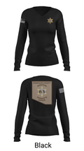 Randolph County Sheriff's Department 73605337 Women's Long Sleeve V-neck Shirt - 23