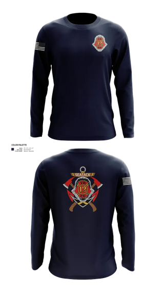 Long Sleeve Performance Shirt, Company 12, Fire Department, Teamtime, Team time, sublimation, custom sports apparel, team uniforms, spirit wear, spiritwear, sports uniforms, custom shirts, team store, custom team store, fundraiser sports, apparel fundraiser