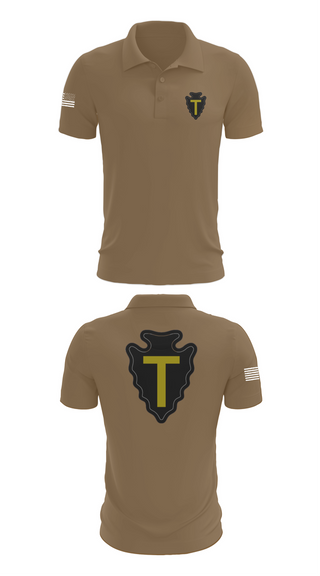 Short Sleeve Performance Polo, B CO 3-141, Army, Teamtime, Team time, sublimation, custom sports apparel, team uniforms, spirit wear, spiritwear, sports uniforms, custom shirts, team store, custom team store, fundraiser sports, apparel fundraiser