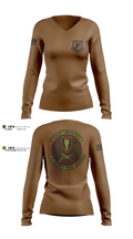 115th Security Forces Squadron Women's Long Sleeve V-neck Shirt - 7