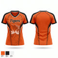 Tigers Women's Short Sleeve V-neck Shirt - 1