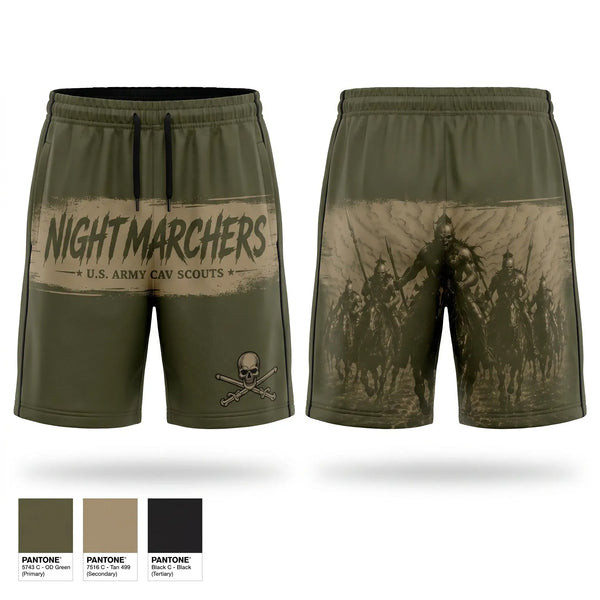Athletic Shorts With Pockets, 3rd platoon Nightmarchers, Army, Teamtime, Team time, sublimation, custom sports apparel, team uniforms, spirit wear, spiritwear, sports uniforms, custom shirts, team store, custom team store, fundraiser sports, apparel fundraiser