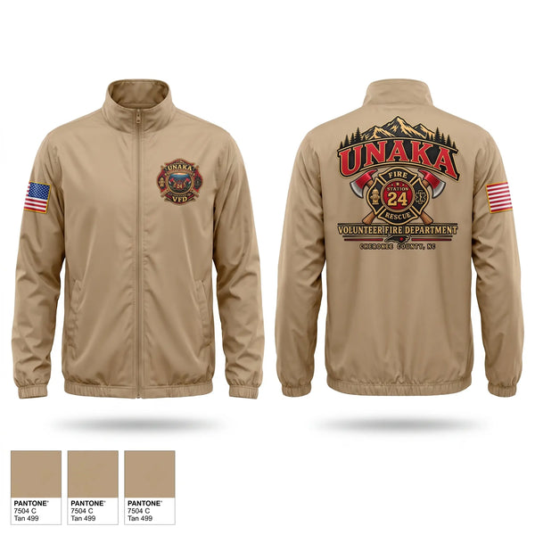 Windbreaker, Unaka Volunteer Fire Department, Fire Department, Teamtime, Team time, sublimation, custom sports apparel, team uniforms, spirit wear, spiritwear, sports uniforms, custom shirts, team store, custom team store, fundraiser sports, apparel fundraiser