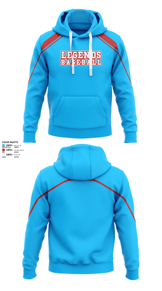 Hoodie, Legends, Baseball, Teamtime, Team time, sublimation, custom sports apparel, team uniforms, spirit wear, spiritwear, sports uniforms, custom shirts, team store, custom team store, fundraiser sports, apparel fundraiser