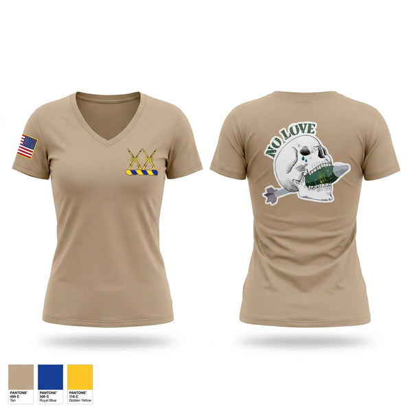 Womens Short Sleeve Vneck Shirt, C-CO, 5-20 IN, Army, Teamtime, Team time, sublimation, custom sports apparel, team uniforms, spirit wear, spiritwear, sports uniforms, custom shirts, team store, custom team store, fundraiser sports, apparel fundraiser